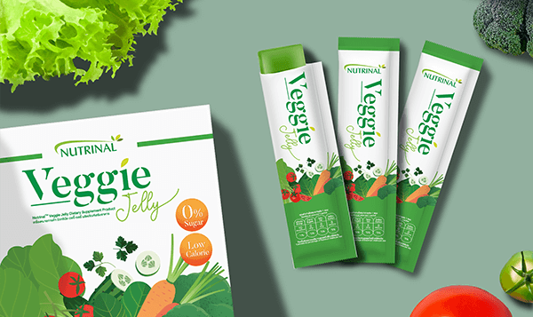 นิวทรินัลเวจจี้ เจลลี่ผัก Nutrinal Veggie