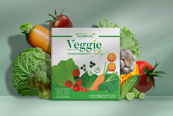 เจลลี่ผักสำหรับคนไม่ชอบทานผัก