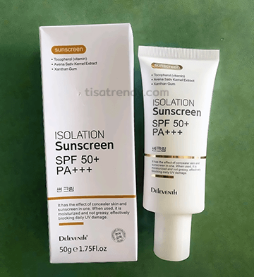 รีวิวครีมกันแดดเกาหลี Deleventh Dr Johom Isolation Sunscreen SPF 50+ PA+++